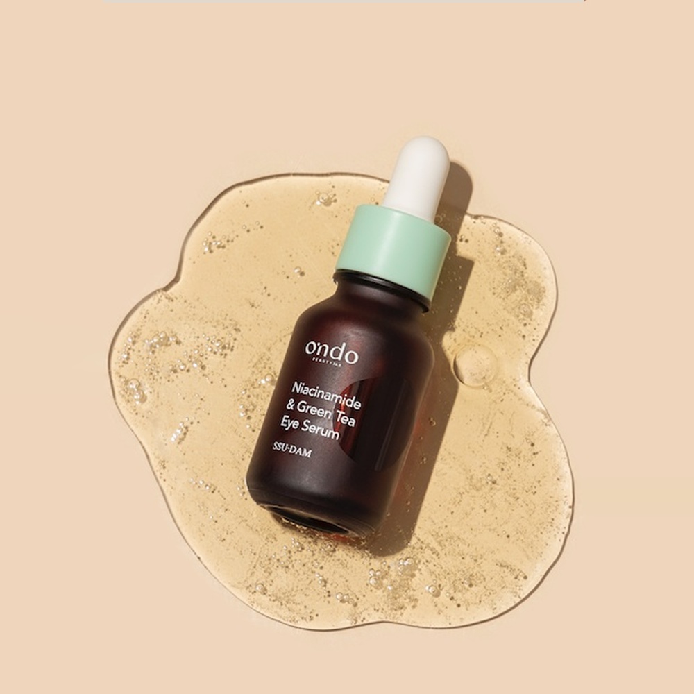 Ondo Beauty 36.5, Niacinamide & Green Tea Eye Serum Ssu-Dam, ser pentru ochi cu niacinamidă și ceai verde, 15 ml - 1 | YEO