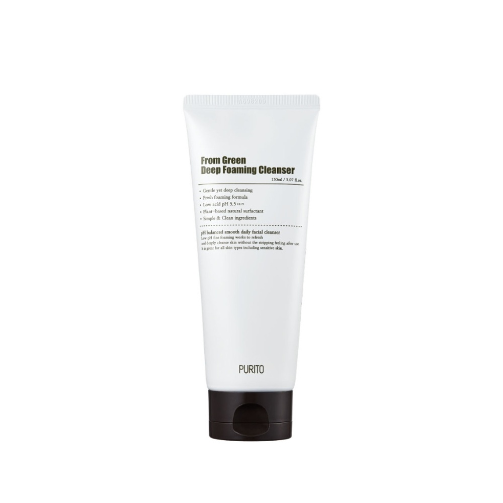 PURITO SEOUL, Deep Foaming Cleanser, spuma de curatare, 150 ml