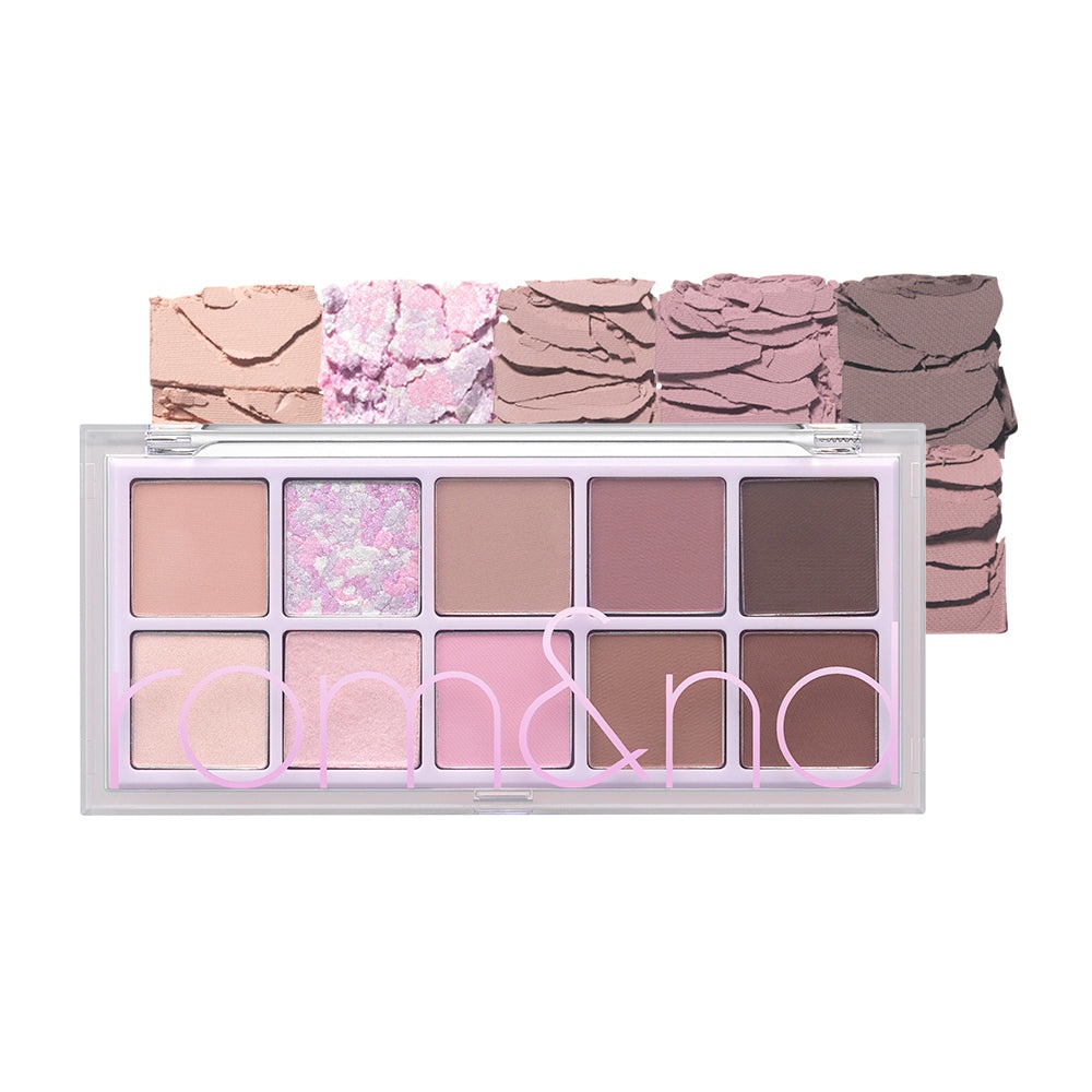 Rom&nd, Better Than Palette Milk Grocery Series - Eye Shadow Palette - 09 Dreamy Lilac Garden, fard de pleoape , 7.5 g