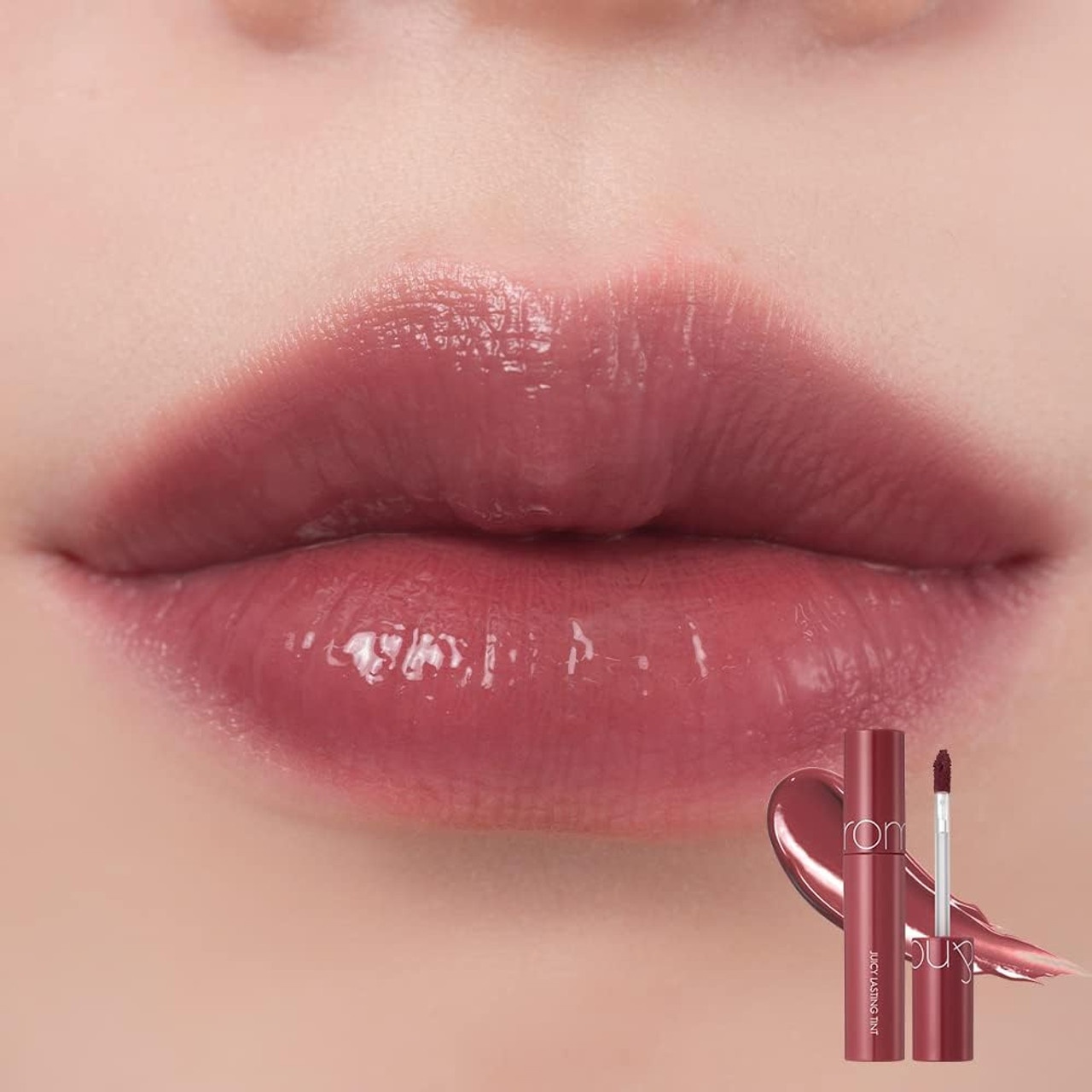 Rom&nd, Juicy Lasting Tint - Permanent Lip Tint - 19 Almond Rose, gloss de buze , 5.5 g - 1 | YEO