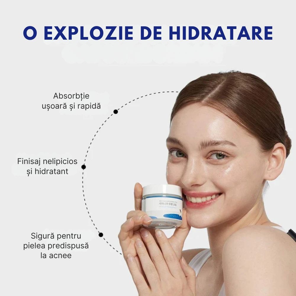 ROUND LAB, Birch Juice Moisturising Cream, cremă hidratantă cu suc de mesteacăn, 80 ml - 3 | YEO