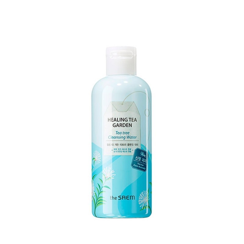 THE SAEM, Healing Tea Garden Tea Tree Cleansing Water, apă de curățare cu arbore de ceai, 300 ml