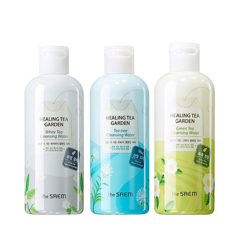 THE SAEM, Healing Tea Garden Tea Tree Cleansing Water, apă de curățare cu arbore de ceai, 300 ml - 1 | YEO