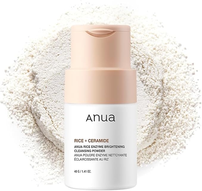 ANUA, Rice Enzyme Brightening Cleansing Powder, pudră de curățare, 40 g