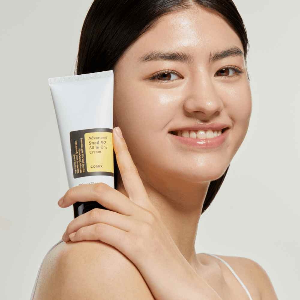 COSRX, Advanced Snail 92 Mucin All In One Cream - TUBE (NEW), cremă all in one cu mucină de melc, 100 g