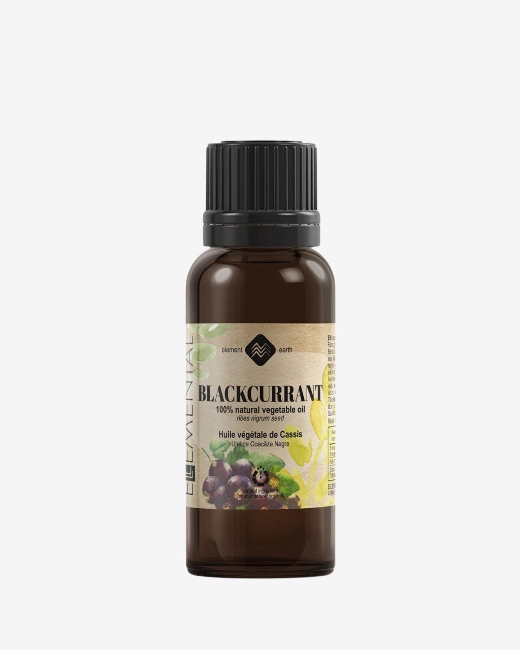 Ellemental, Ulei de Coacăze negre, 25 ml