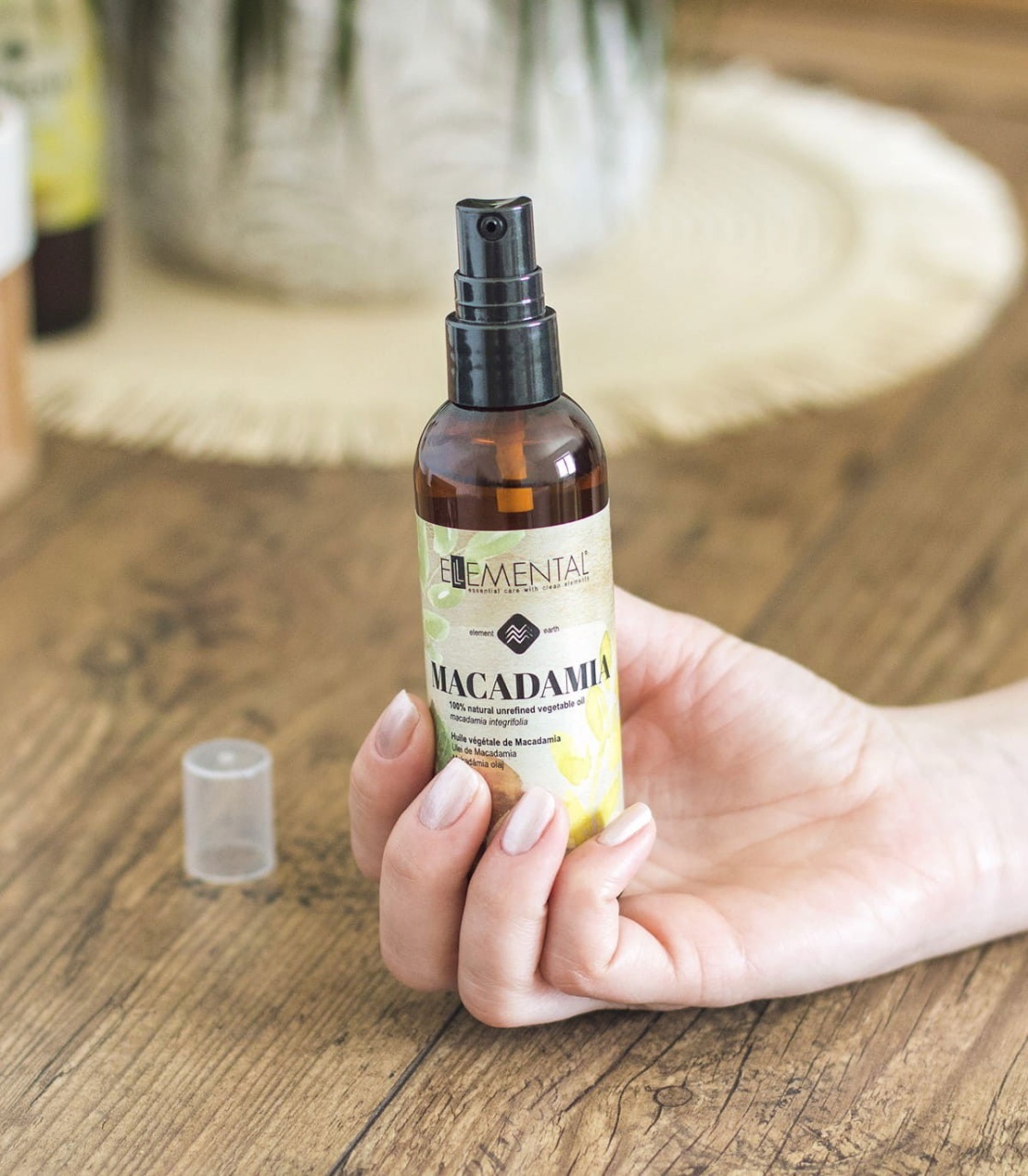 Ellemental, Ulei de Macadamia, 100 ml