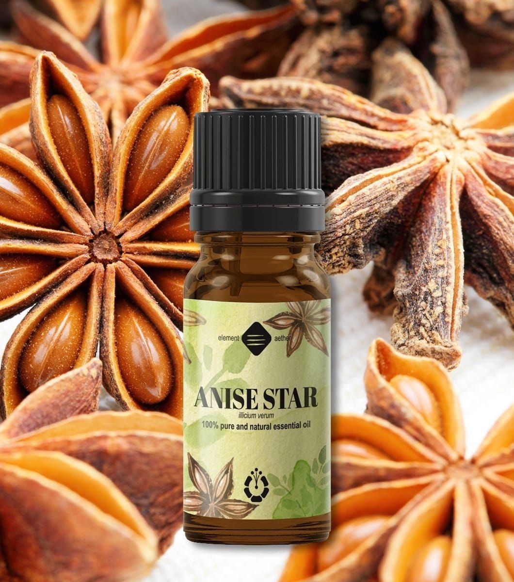Ellemental, Ulei esențial de Anason stelat, 10 ml - 1 | YEO