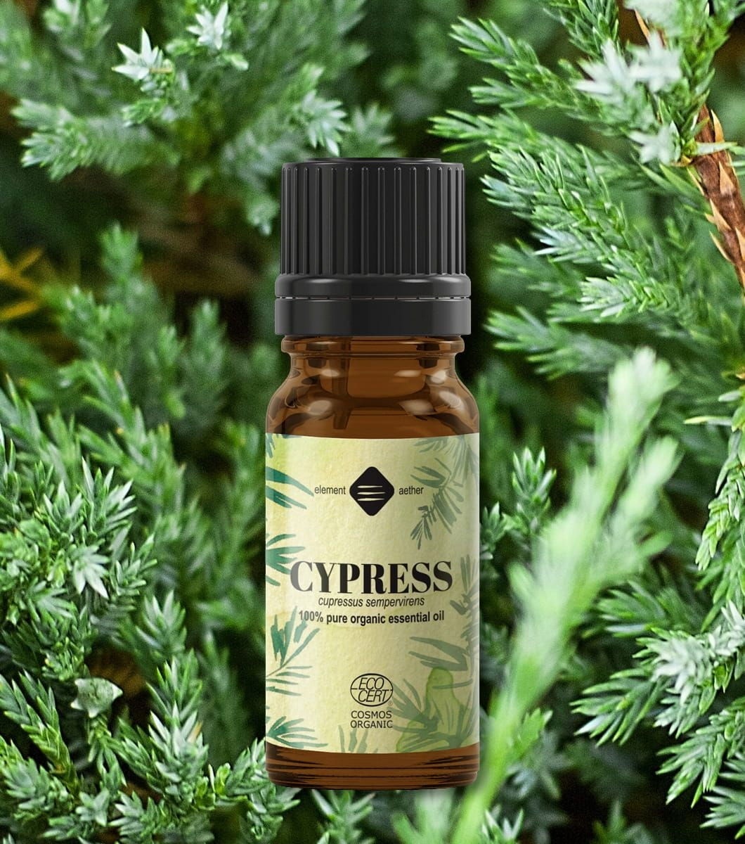 Ellemental, Ulei esențial de Chiparos Bio, 10 ml - 1 | YEO