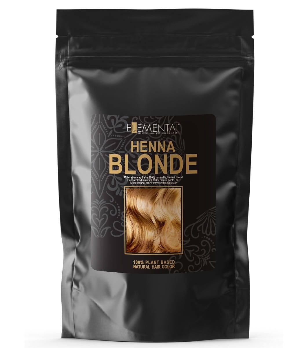 Ellemental, Vopsea de păr 100% naturală Henna Blond, 100 g - 2 | YEO