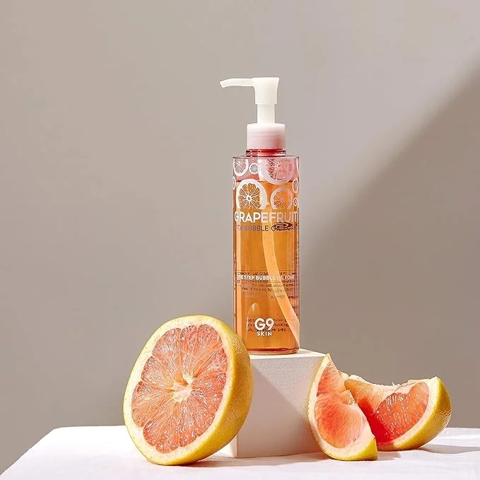G9SKIN, Grapefruit Vita Bubble Oil Foam, spumă de față, 210 g
