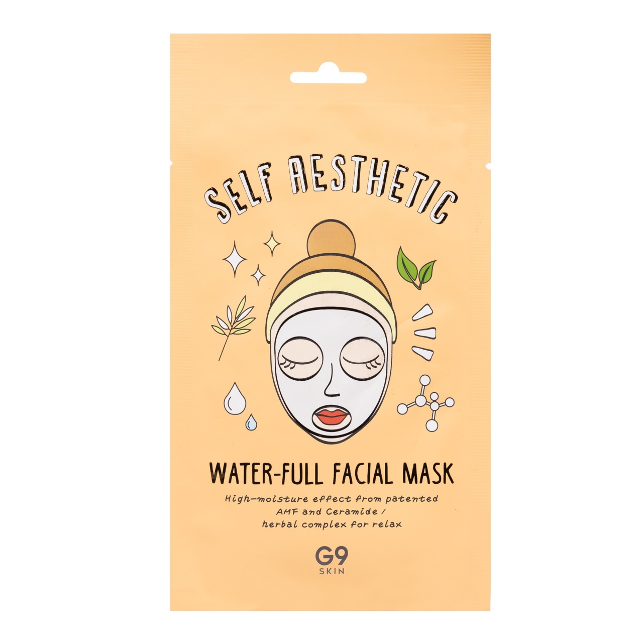 G9SKIN, Self Aesthetic Water-full Facial Mask, mască de față, 23 g