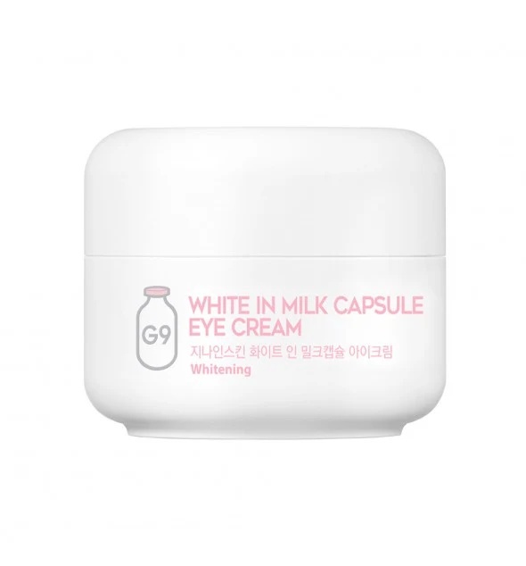 G9SKIN, White in Milk Capsule eye contour cream, cremă de contur pentru ochi, 30 ml