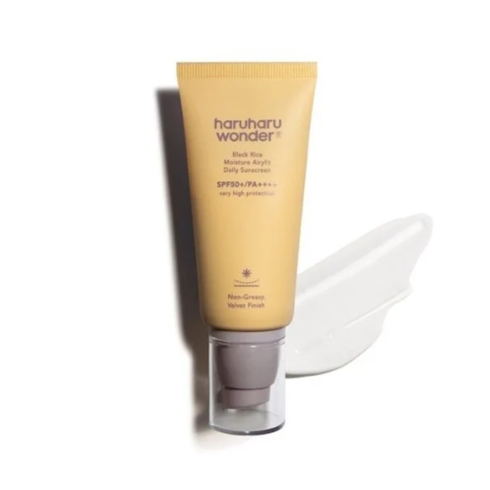 Haruharu Wonder, Black Rice Moisture Airyfit Sunscreen SPF 50+, cremă cu protecție solară, 50 ml - 1 | YEO