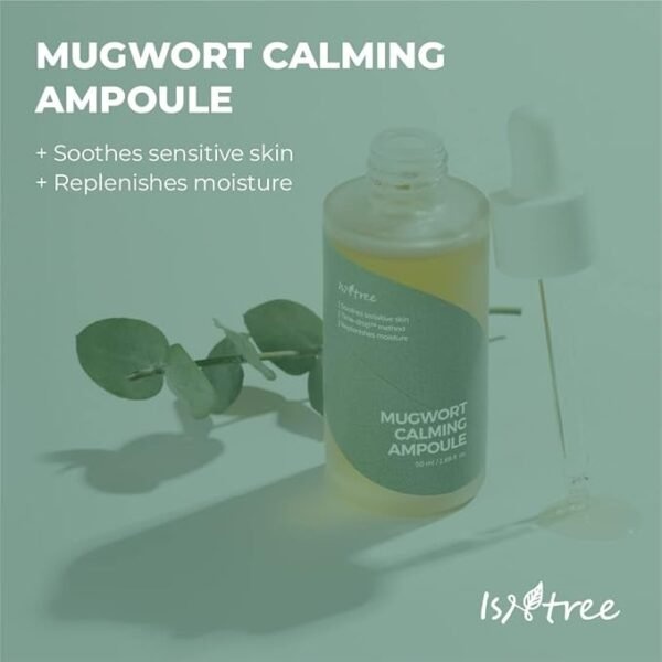 ISNTREE, Mugwort Calming Ampoule, ser calmant , 50 ml