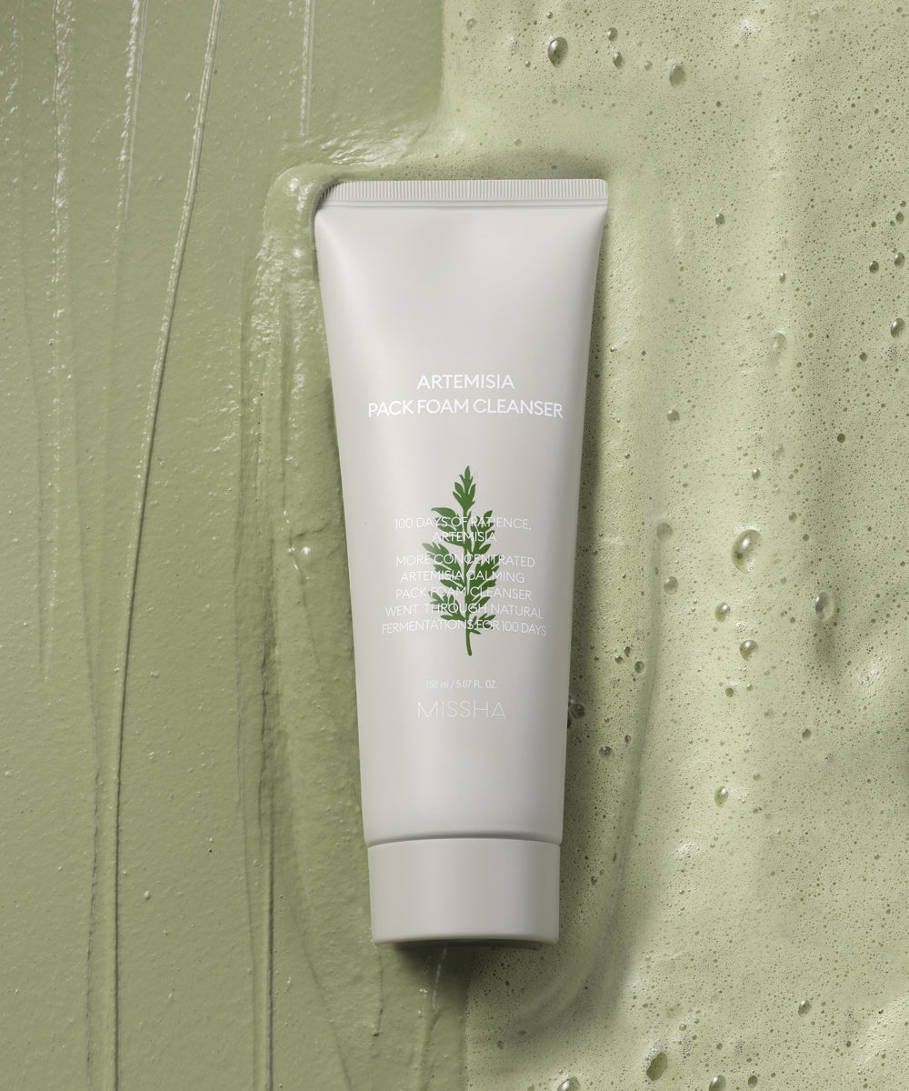 MISSHA, Artemisia Pack Foam Cleanser, cleanser tip spumă cu pelin, 150 ml