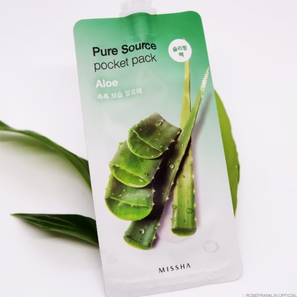 MISSHA, Pure Source Pocket Pack (Aloe), pachet de buzunar cu aloe , 10 ml - 1 | YEO