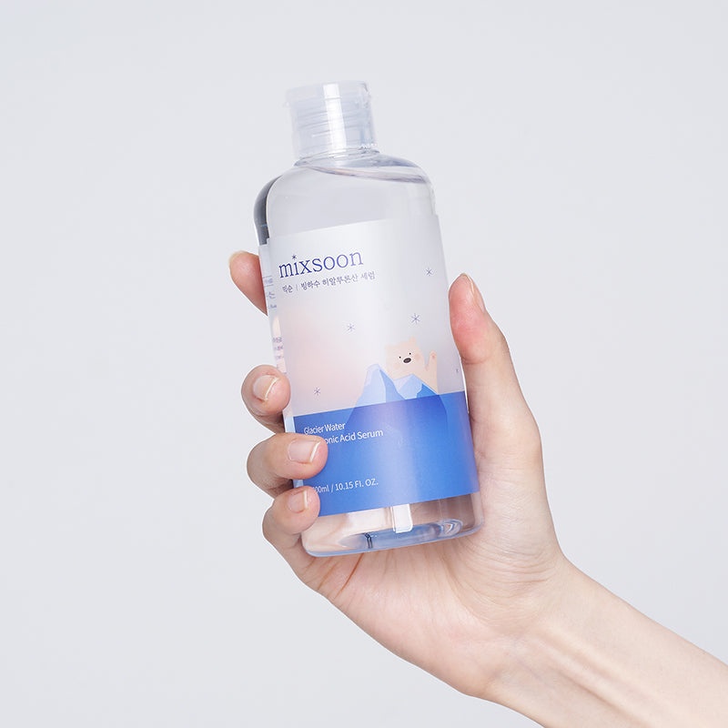 MIXSOON, Glacier Water Hyaluronic Acid Serum, ser pe bază de apă glaciară cu acid hialuronic, 100 ml