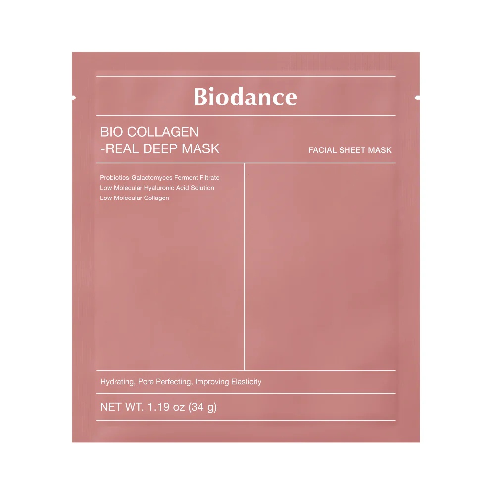 (NU VINDEM LA PACHET) BIODANCE, Bio Collagen-Real Deep Mask, mască într-adevăr profundă bio colagen , 34 g x 4 buc