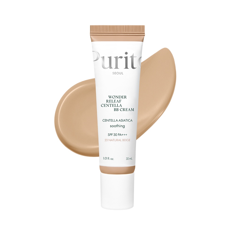 PURITO SEOUL, Wonder Releaf Centella BB Cream, #23 Natural Beige, crema bb hidratanta, 30 ml - 1 | YEO