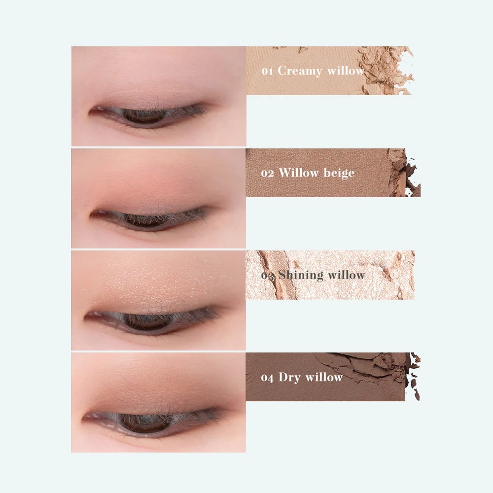 Rom&nd, Better Than Eyes N Series - Eye Shadow Palette - N01 Dry Willow Flower , fard de pleoape , 6 g - 2 | YEO
