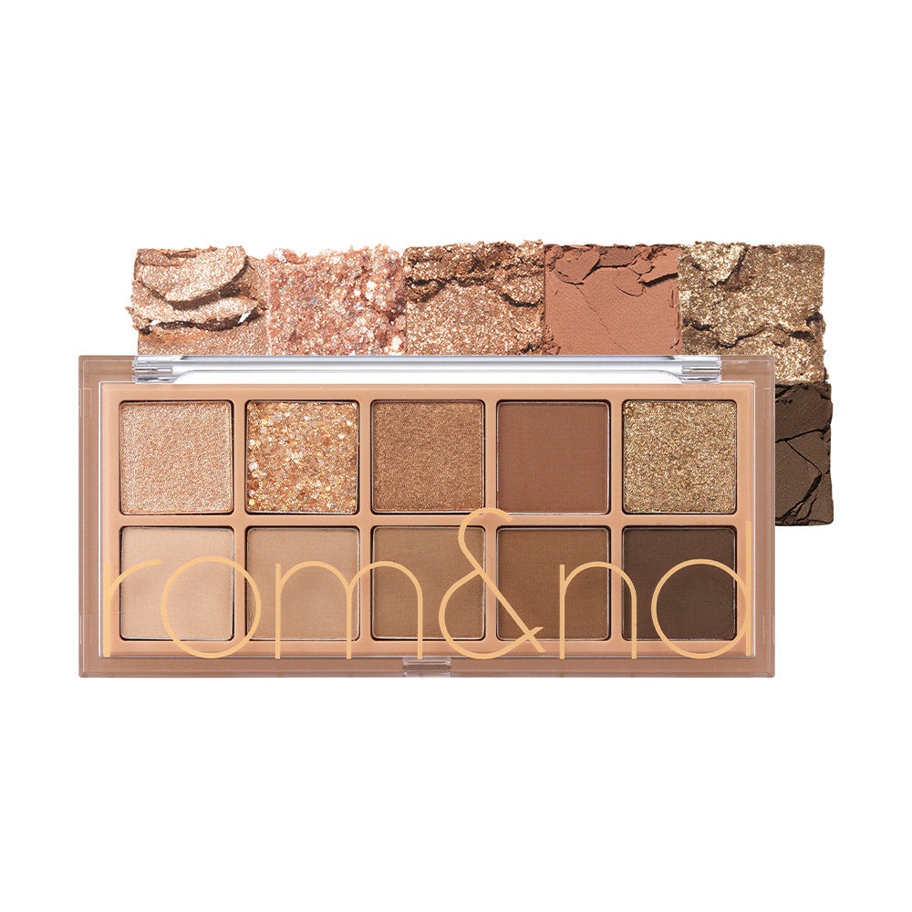 Rom&nd, Better Than Palette Secret Garden - Eye Shadow Palette - 02 Mahogany Garden , fard de pleoape , 7.5 g