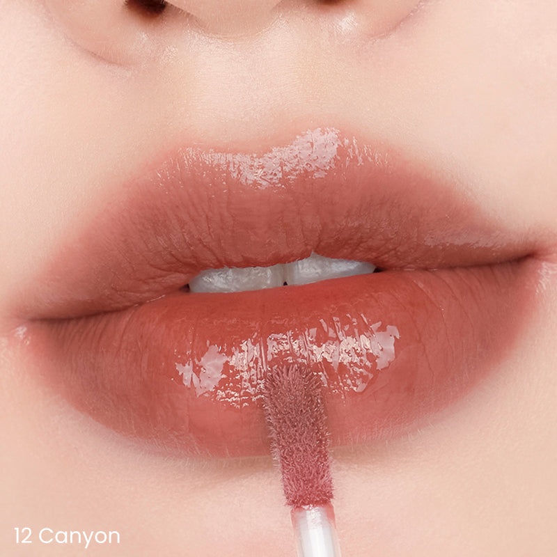 Rom&nd, Dewyful Water Tint Muteral Nude Series - Lip Tint - 12 Canyon , gloss de buze pentru volum, 5 g - 1 | YEO