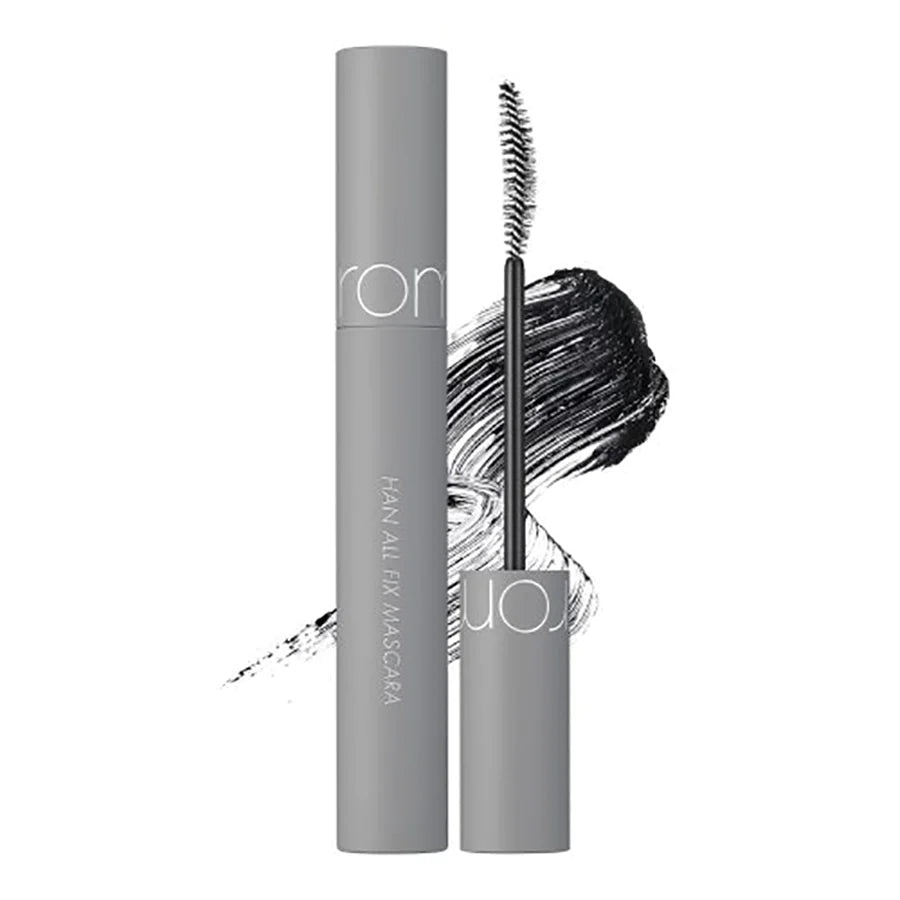 Rom&amp;nd, Han All Fix Mascara - L01 Long Black, mascara rezistentă la apă, 7 g