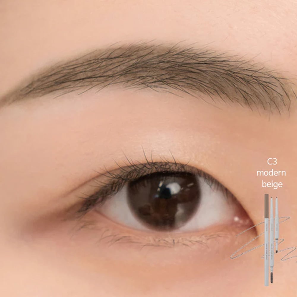 Rom&nd, Han All Flat Brow - Eyebrow Pencil - C3 Modern Beige, creion pentru definirea sprâncenelor , 0.17 g - 1 | YEO