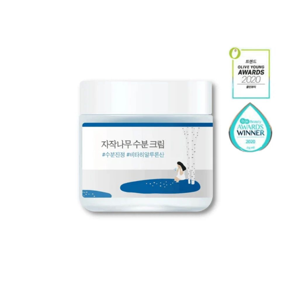 ROUND LAB, Birch Juice Moisturising Cream, cremă hidratantă cu suc de mesteacăn, 80 ml