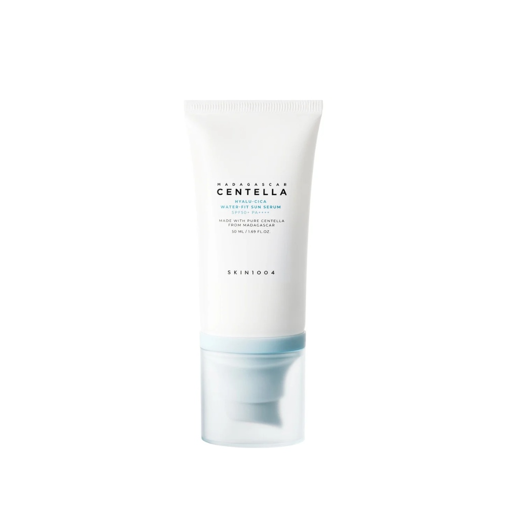 Skin1004, Madagascar Centella Hyalu-Cica Water-FIt Sun Serum Light, crema cu protecție solară, 50 ml