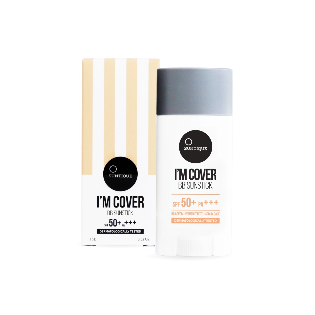 Suntique, I\'M Cover BV Sunstick, stick cu SPF50+ PA+++, 15 g - 1 | YEO