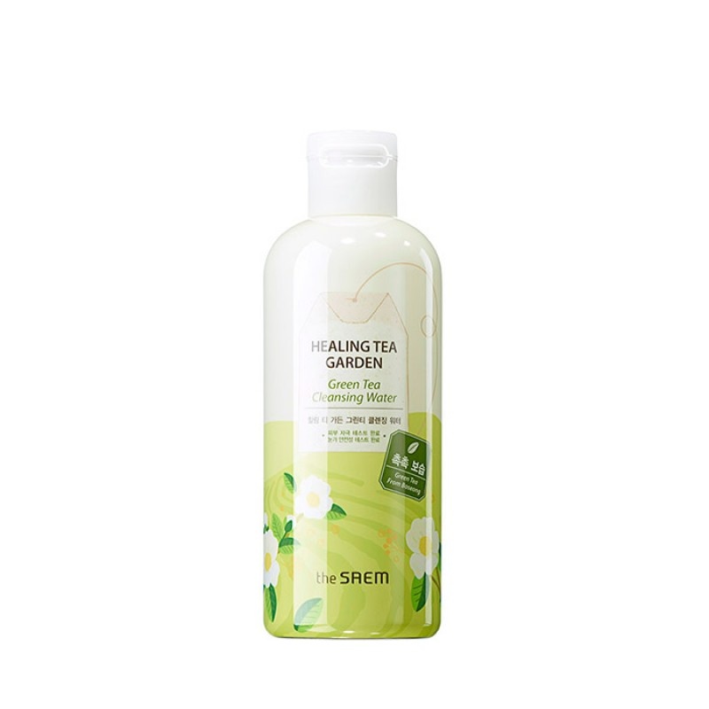 THE SAEM, Healing Tea Garden Green Tea Cleansing Water, apă de curățare cu ceai verde , 300 ml