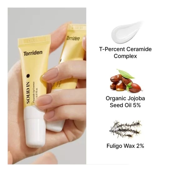 Torriden, Solid In Ceramide Lip Essence, balsam de buze cu ceramide, 11 ml - 3 | YEO