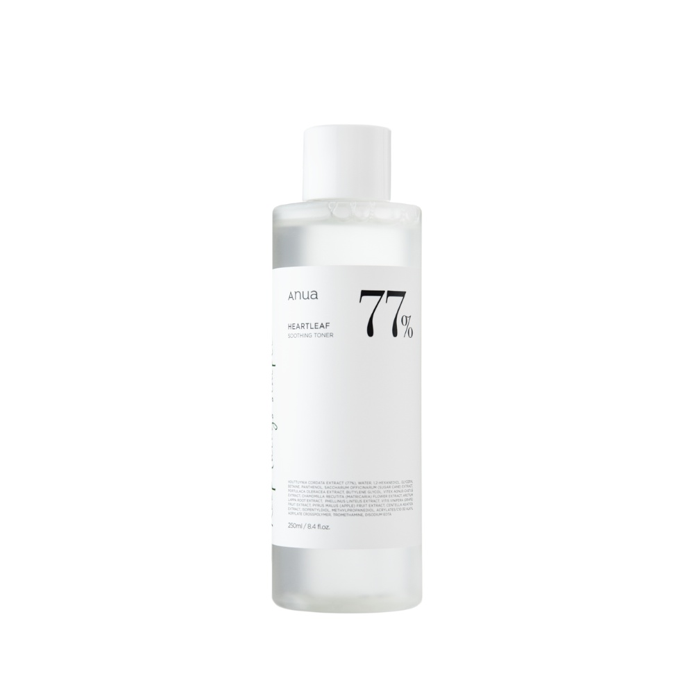 ANUA, Heartleaf toning liquid 77% Soothing for Sensitive Skin, toner de față calmant, 500 ml