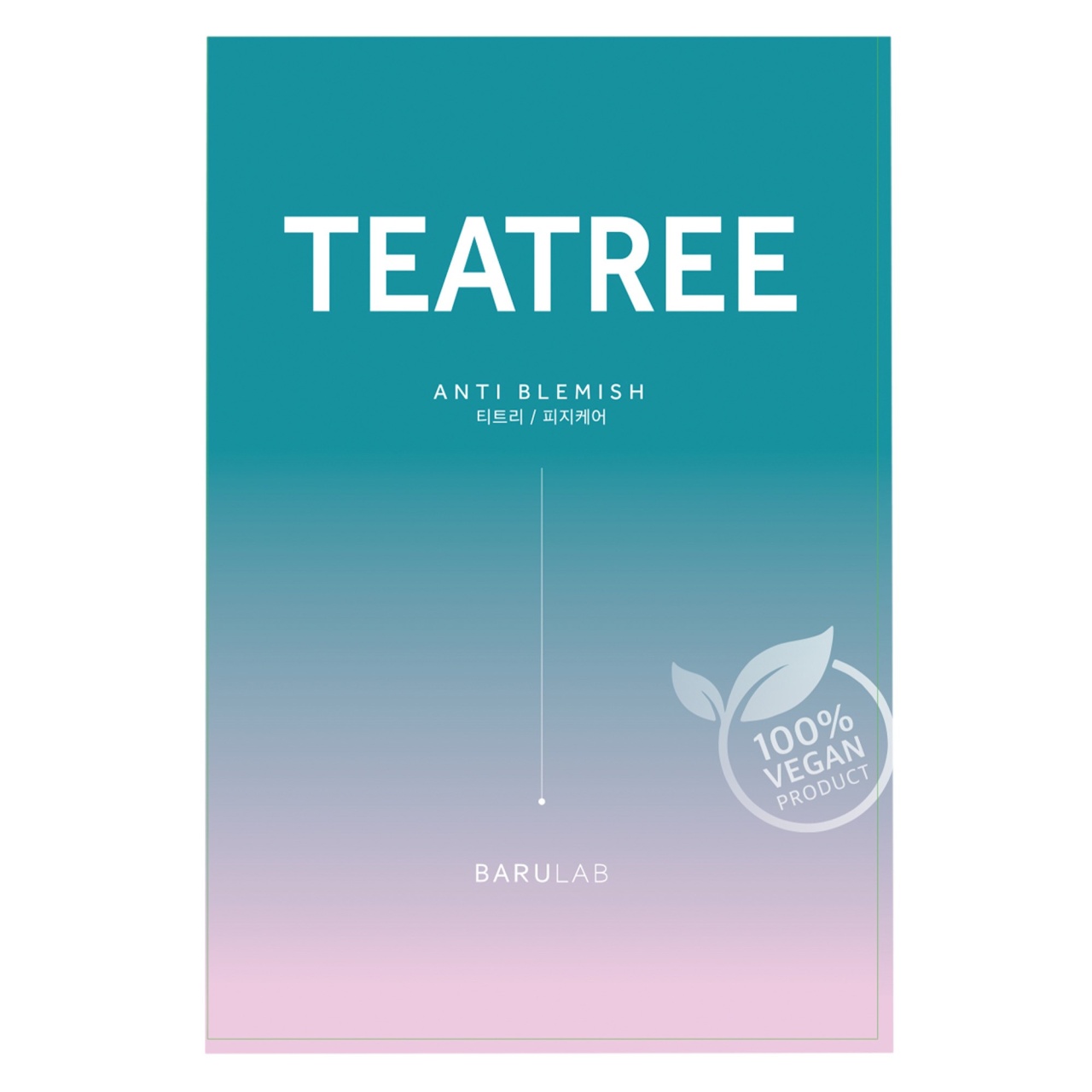 Barulab, The Clean Vegan Mask - Tea Tree, mască vegană, 23 g