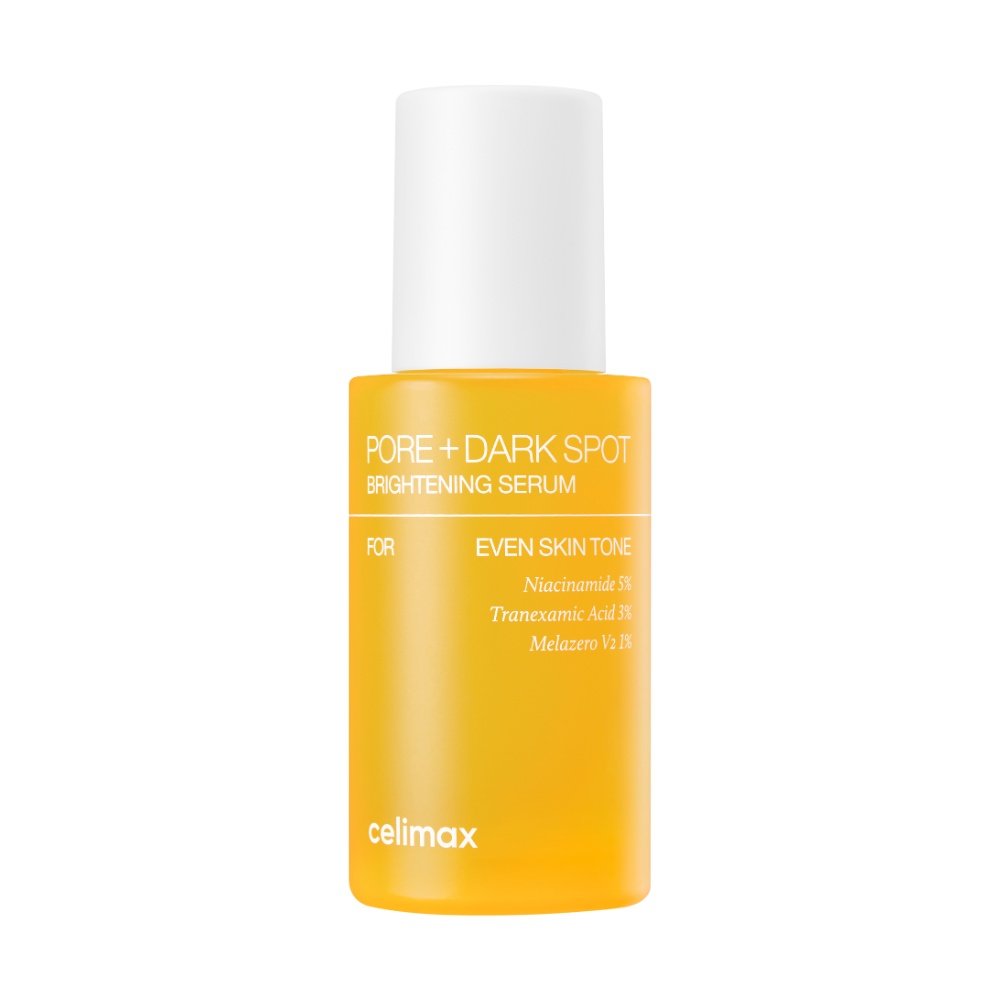 Celimax, Pore+Dark Spot Brightening Serum - Brightening Face Serum , ser iluminator pentru față, 30 ml