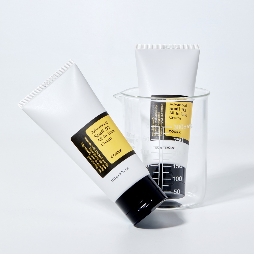 COSRX, Advanced Snail 92 Mucin All In One Cream - TUBE (NEW), cremă all in one cu mucină de melc, 100 g