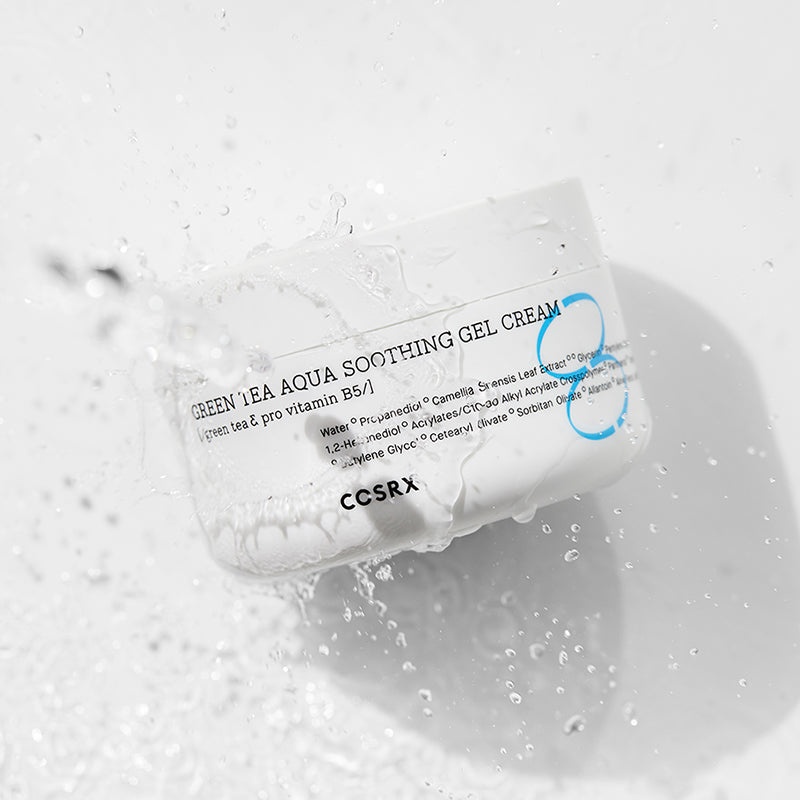 COSRX, Hydrium Green Tea Aqua Soothing Gel Cream, gel-cremă calmantă cu ceai verde, 50 ml - 2 | YEO