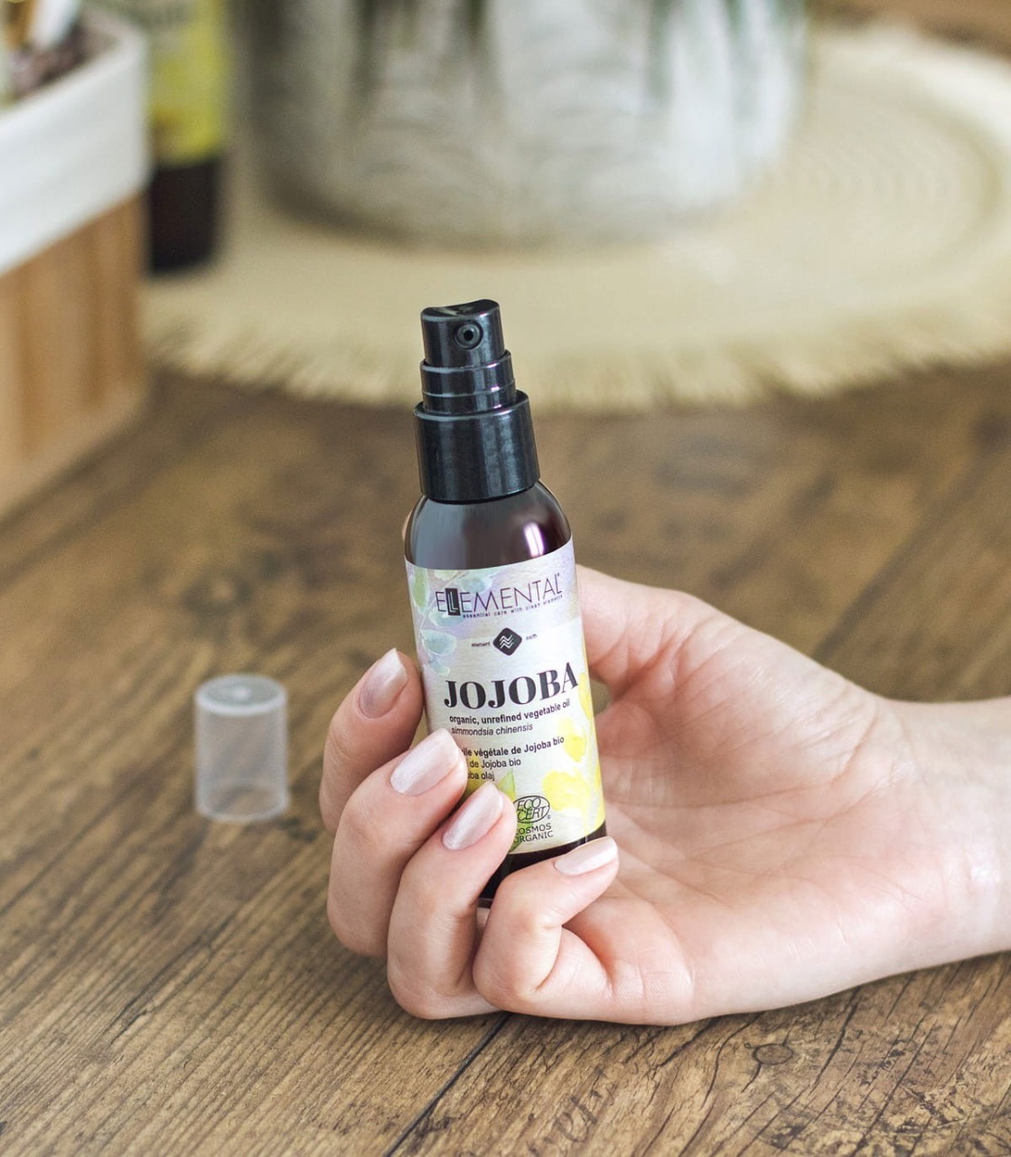 Ellemental, Ulei de Jojoba Bio, 50 ml