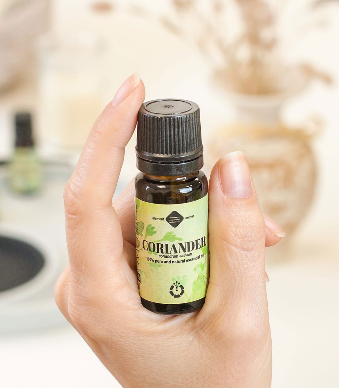 Ellemental, Ulei esențial de Coriandru, 10 ml - 2 | YEO