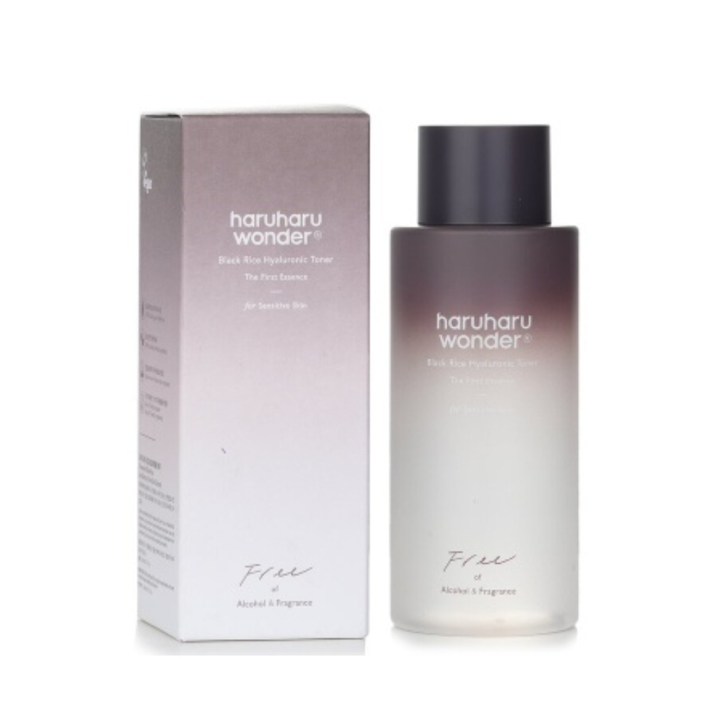 Haruharu Wonder, Black Rice Hyaluronic Toner For Sensitive Skin, toner cu acid hialuronic și orez negru, 150 ml - 2 | YEO