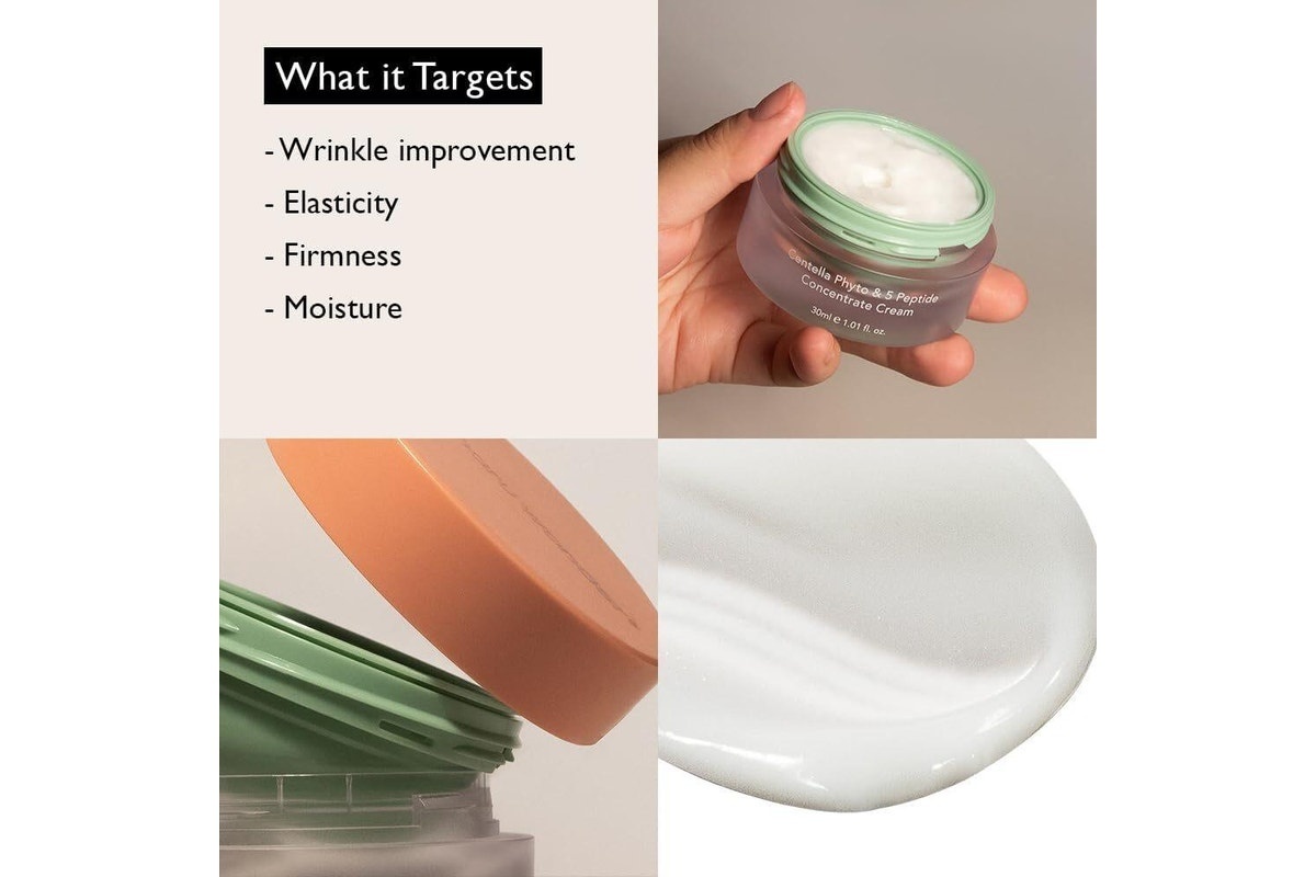 Haruharu Wonder, Centella Phyto & 5 Peptide Concentrate Cream, cremă cu peptide, 30 ml - 2 | YEO