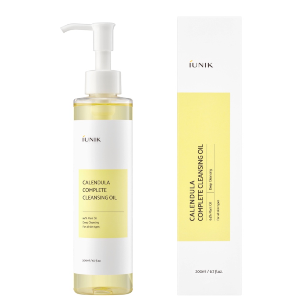 IUNIK, Calendula Complete Cleansing Oil, ulei de curățare, 200 ml