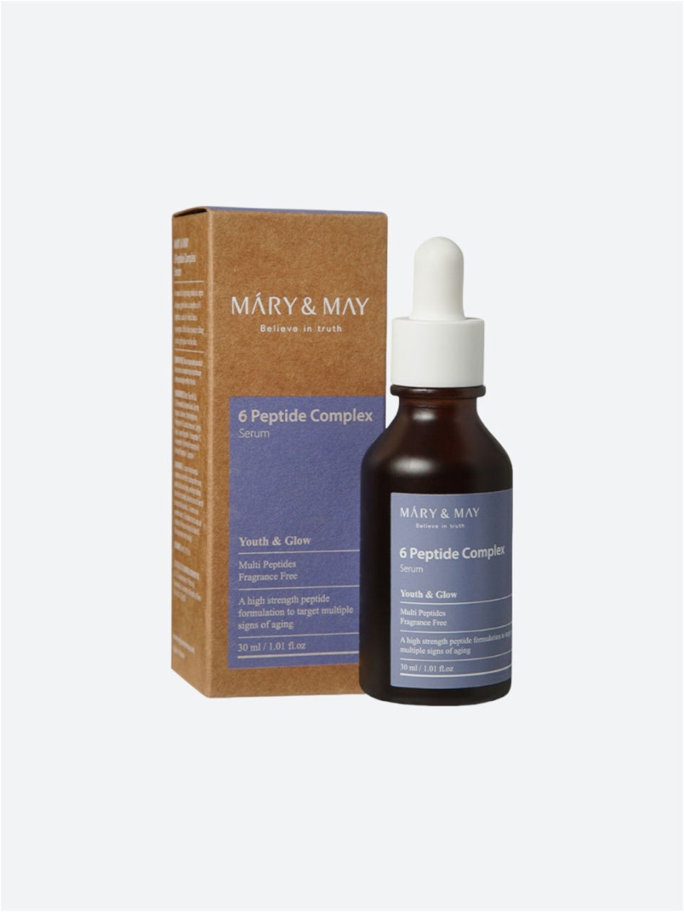 Mary&May, 6 Peptide Complex Serum, ser cu peptide, 30 ml - 1 | YEO