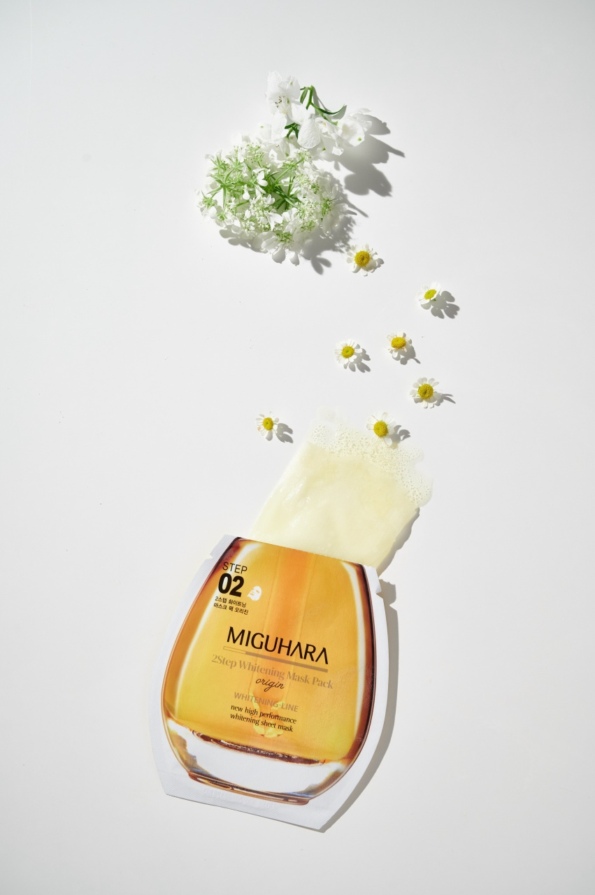 Miguhara, 2 Step Whitening Mask Pack Origin, pachet de măști pentru albire în 2 pași 1 origin, set