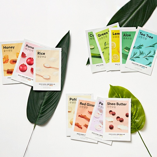 MISSHA, Airy Fit Sheet Mask (Green Tea), mască airy fit - ceai verde , 19 g - 2 | YEO