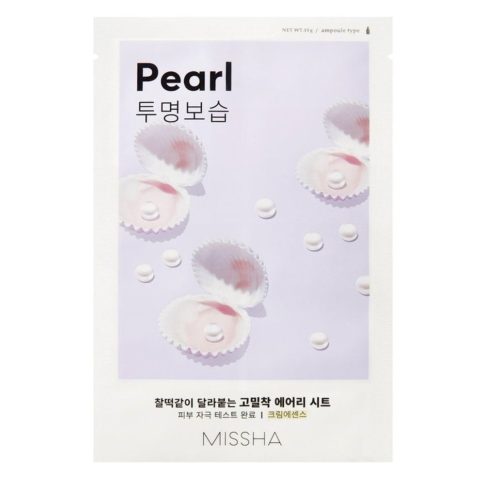MISSHA, Airy Fit Sheet Mask (Pearl), mască airy fit - extract de perlă , 19 g
