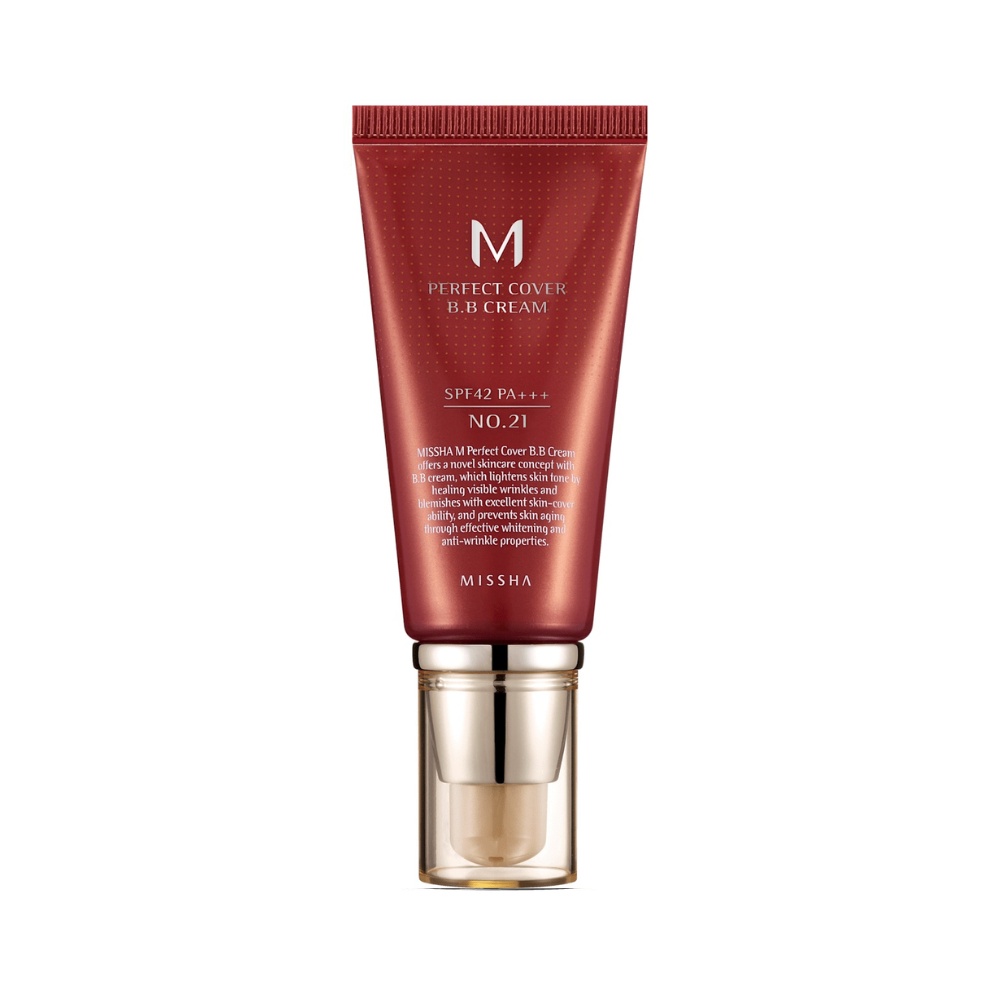 MISSHA, M Perfect Cover BB Cream SPF42 Pa+++ No.21 (Light Beige), bb cream, 50 ml