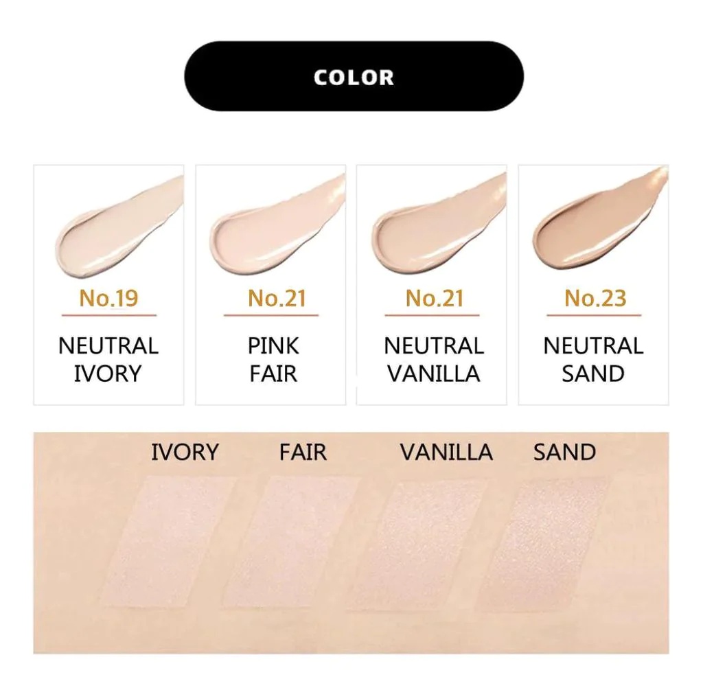 MISSHA, Radiance Perfect-fit Cushion #21P Fair SPF 50+ PA+++, fond de ten radiant cu protecție solară , 15 g - 1 | YEO